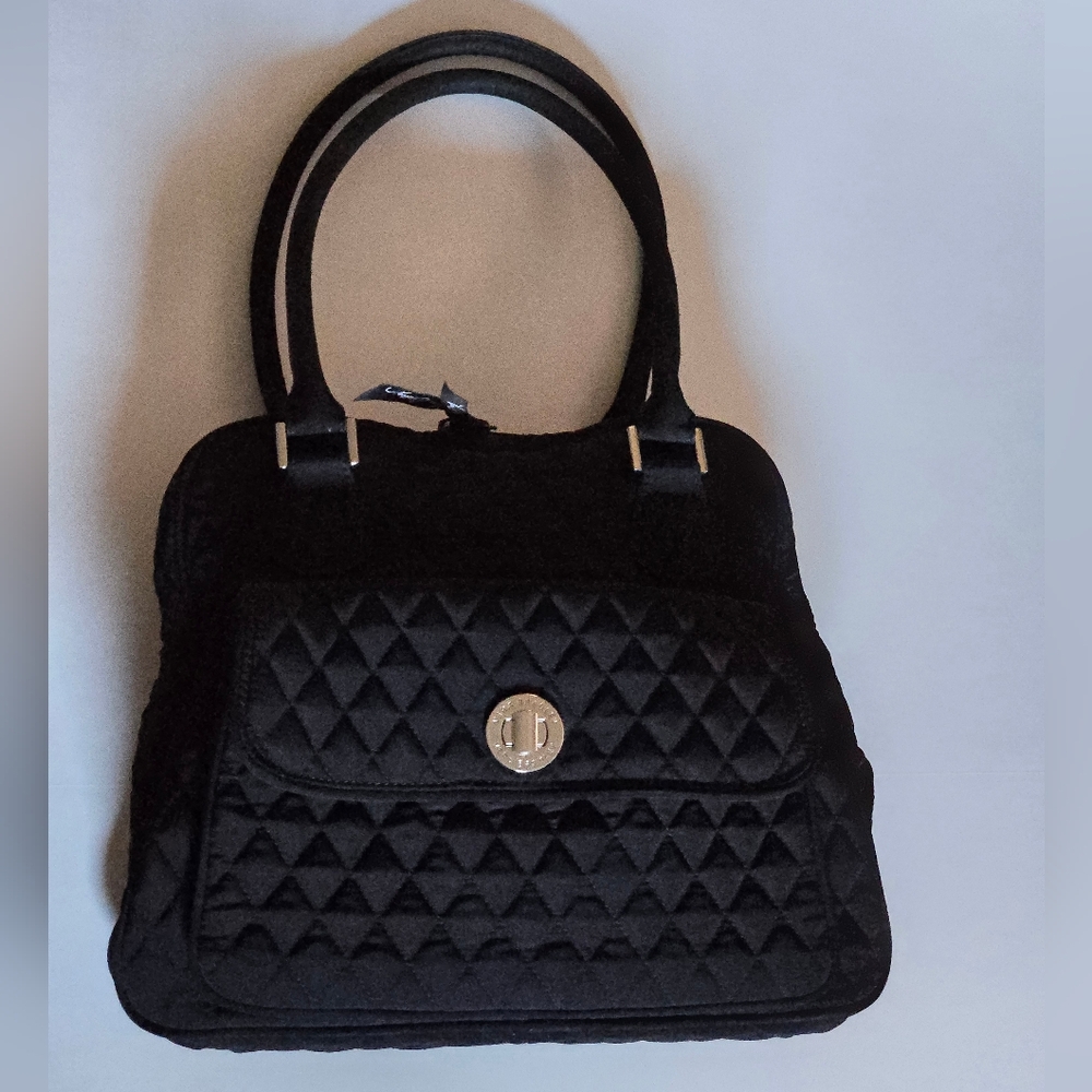 Vera Bradley Black Quilted Shoulder Bag